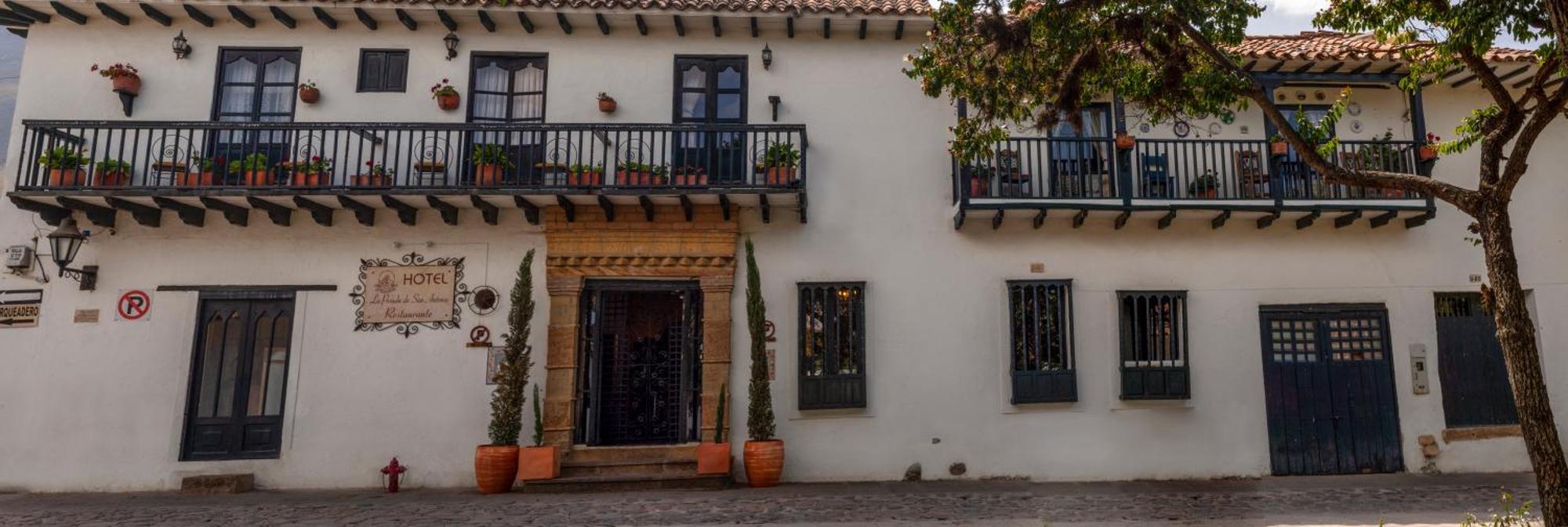 Hotel La Posada De San Antonio Villa de Leyva Exteriör bild