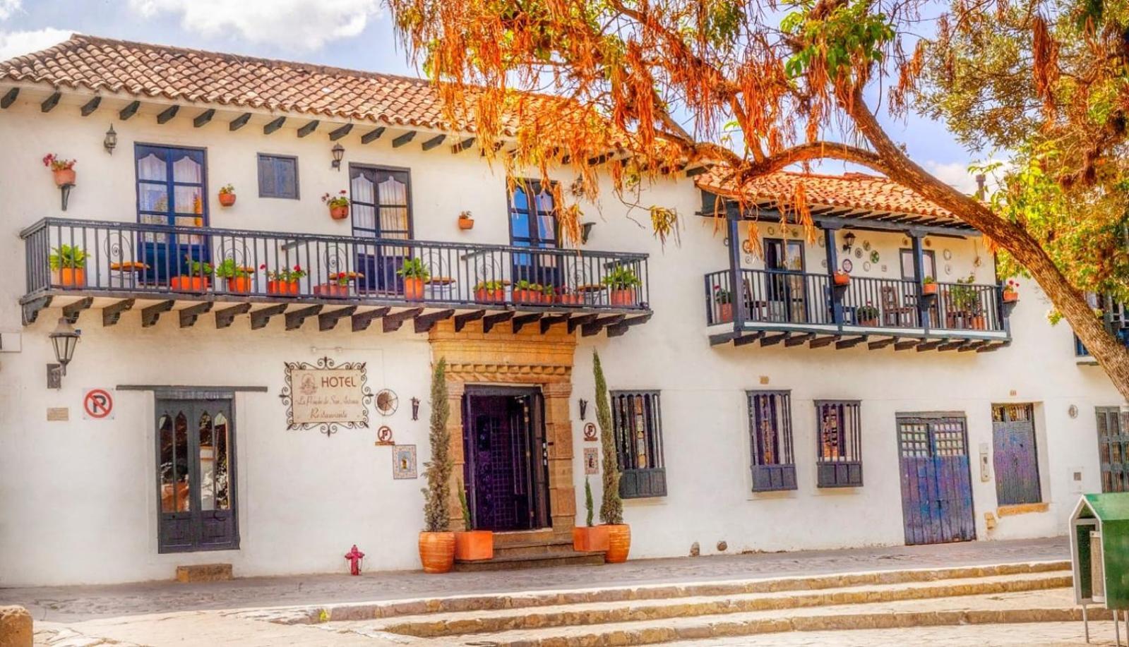 Hotel La Posada De San Antonio Villa de Leyva Exteriör bild